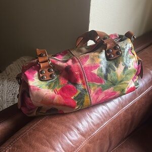 Patricia Nash Floral Leather Handbag
